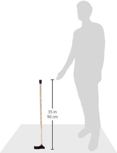 DMI Sports Walking Cane or Stick, Foldable Cane for Men, Women, Seniors and Handicapped Adjusts from 33-37" in 1 inch increments with Ergonomic Wood Handle,Supports up to 250 Pounds