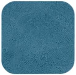 Bathroom Mat Quick Dry, Bathroom Rugs Non Slip Washable Thin Absorbent Bath Mat Fits Under Door Bathroom Floor Mat Perfect for Bath, Shower, or Sink 12"x12" Denim Blue