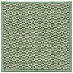 Small Bathroom Rugs Non Slip Washable Bath Rugs Super Absorbent Bathroom Rug Thin Quick Dry Low Pile Bath Mats, Sage Green 12"x12"