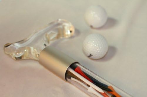 Elegant Acrylic Designer Walking Cane (Custom Lengths, Multi-Color Golf Tees)