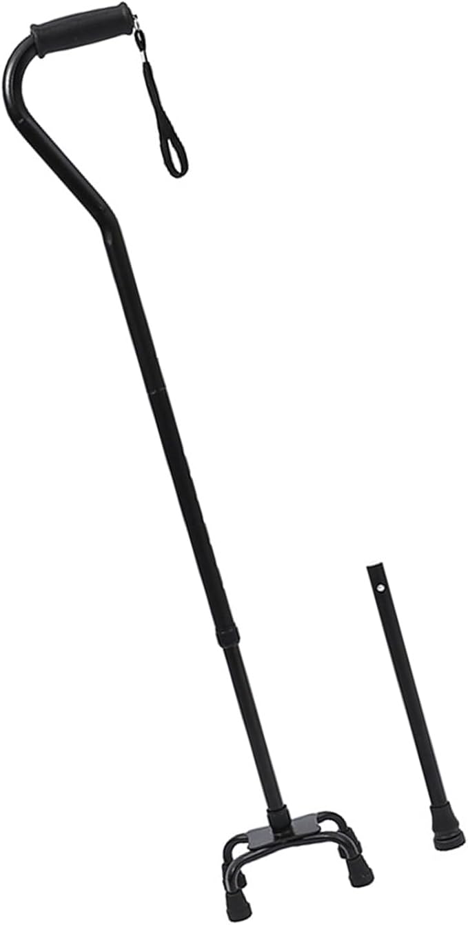 Adjustable Walking Cane for Hiking Travel and Daily Use Detachable with Base