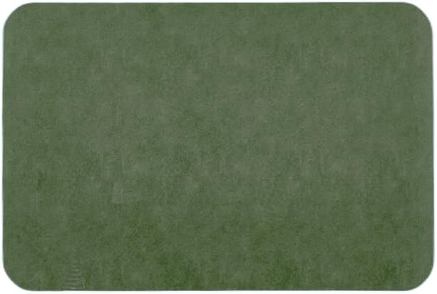 Bathroom Mat Quick Dry, Bathroom Rugs Non Slip Washable Thin Absorbent Bath Mat Fits Under Door Bathroom Floor Mat Perfect for Bath, Shower, or Sink 20"x30" Sage Green