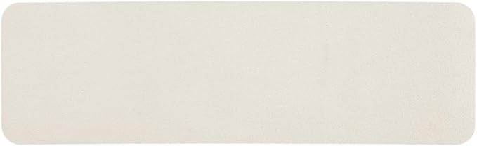 White Bath Mat, Bathroom Rugs Non Slip Washable Thin Absorbent Quick Dry Bath Mat Fits Under Door Bathroom Floor Mat Perfect for Bath, Shower, or Sink 17"x59" White