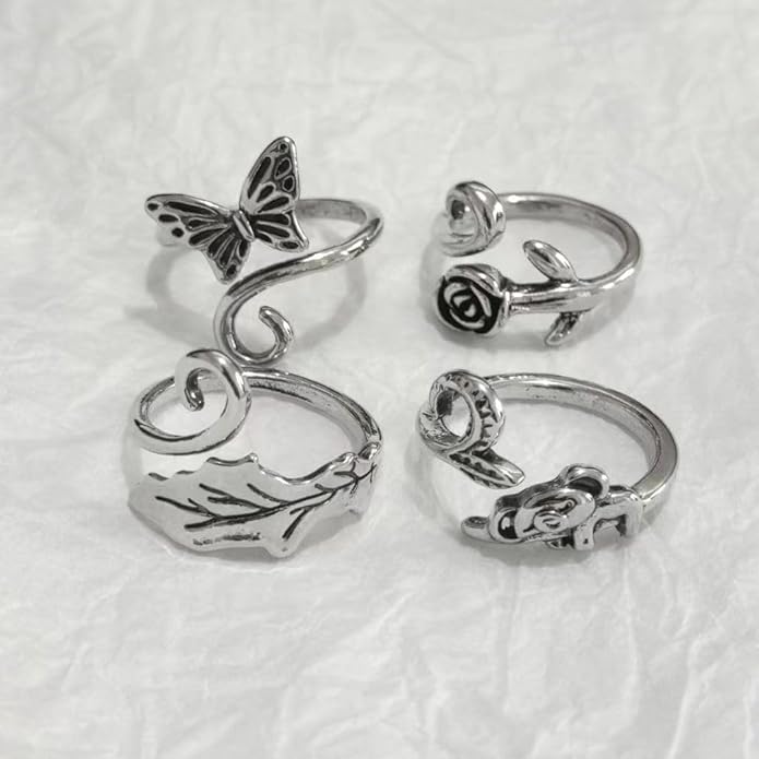 Namifin Crochet Ring for Fingure Adjustable Crochet Tension Ring Yarn Tension Rings Easy Crocheting Crochet Accessories Mother Grandma Thanksgiving Presents