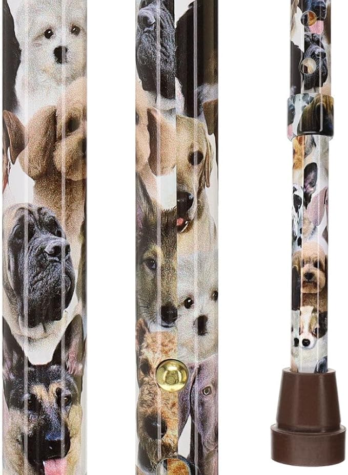 Royal RC Canes Walking Sticks for Men and Women - Stylish Designer Fashionable Adjustable Derby Canes - Lightweight Aluminum Cool Walking Sticks with HD Patterns