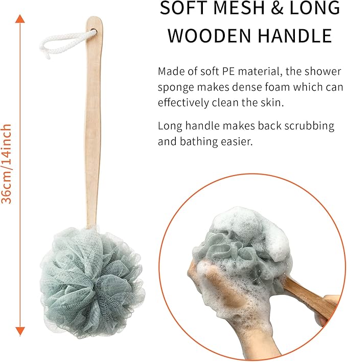 Kekoy 7 In 1 Hip Kit, Knee Back Surgery Hip Replacement Recovery Kit With 32" Grabber Reacher Tool,Sock Aid Device for Seniors,Shoe Horn Long Handle & Dressing Stick,Leg Lifter,Bath Sponge,Storage Bag