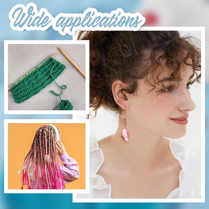 NBEADS 24 Pcs Butterfly Stitch Markers, Enamel Alloy Crochet Stitch Marker Charms Removable Locking Stitch Marker for Knitting Weaving Sewing Accessories Quilting Handmade Jewelry