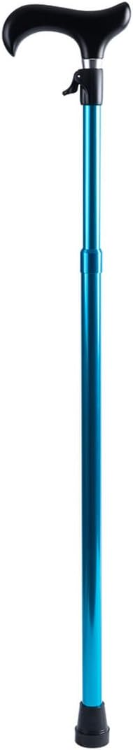 VMS QuickFit Trigger Adjustable Walking Cane - 300 lbs Capacity, Effortless Height Adjustment, Durable Aluminum Tube, TAA Compliant