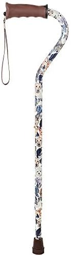 Royal RC Canes Walking Sticks for Men and Women - Stylish Designer Fashionable Walking Canes - Lightweight Aluminum Cool Adjustable Offset Walking Cane with Comfort Grip