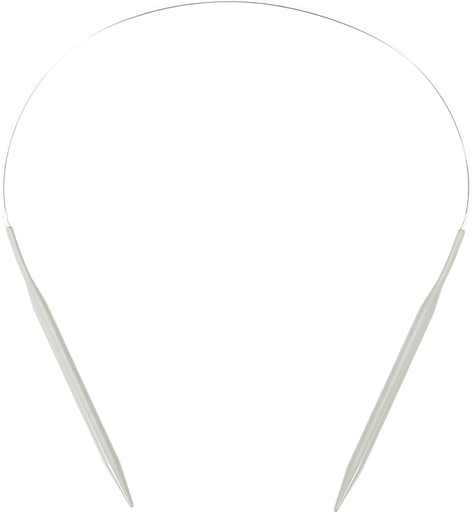 uxcell Aluminum Circular Knitting Needle US Size 24 Inch (60cm) Length Size US 10.5 (6.5mm) Round Knitting Needle for Handmade Projects DIY Knitting