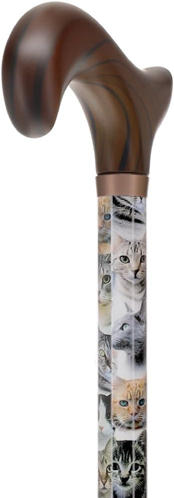 Royal RC Canes Walking Sticks for Men and Women - Stylish Designer Fashionable Adjustable Derby Canes - Lightweight Aluminum Cool Walking Sticks with HD Patterns