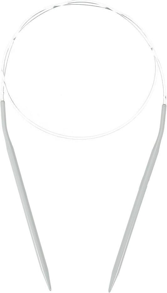 uxcell Aluminum Circular Knitting Needle US Size 32 Inch (80cm) Length Size US 8 (5mm) Round Knitting Needle for Handmade Projects DIY Knitting