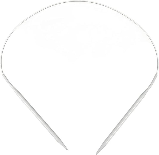 uxcell Aluminum Circular Knitting Needle US Size 24 Inch (60cm) Length Size US 9 (5.5mm) Round Knitting Needle for Handmade Projects DIY Knitting