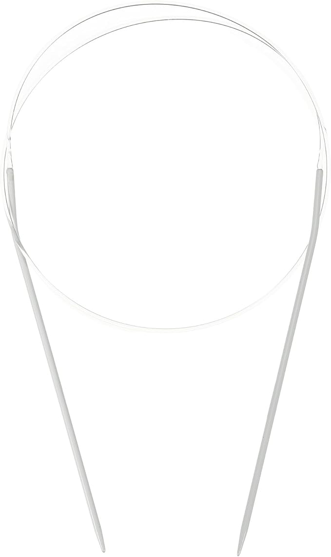 uxcell Aluminum Circular Knitting Needle US Size 32 Inch (80cm) Length Size US 1.5 (2.5mm) Round Knitting Needle for Handmade Projects DIY Knitting