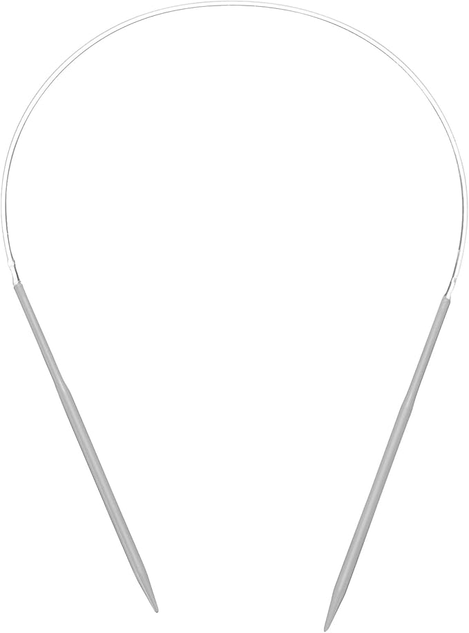 uxcell Aluminum Circular Knitting Needle 16 Inch (40cm) Length Size US 2.5 (3mm) Round Knitting Needle for Handmade Projects DIY Knitting