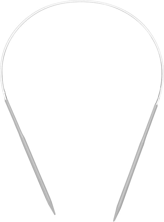 uxcell Aluminum Circular Knitting Needle 16 Inch (40cm) Length Size US 2.5 (3mm) Round Knitting Needle for Handmade Projects DIY Knitting