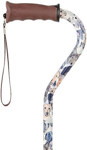 Royal RC Canes Walking Sticks for Men and Women - Stylish Designer Fashionable Walking Canes - Lightweight Aluminum Cool Adjustable Offset Walking Cane with Comfort Grip