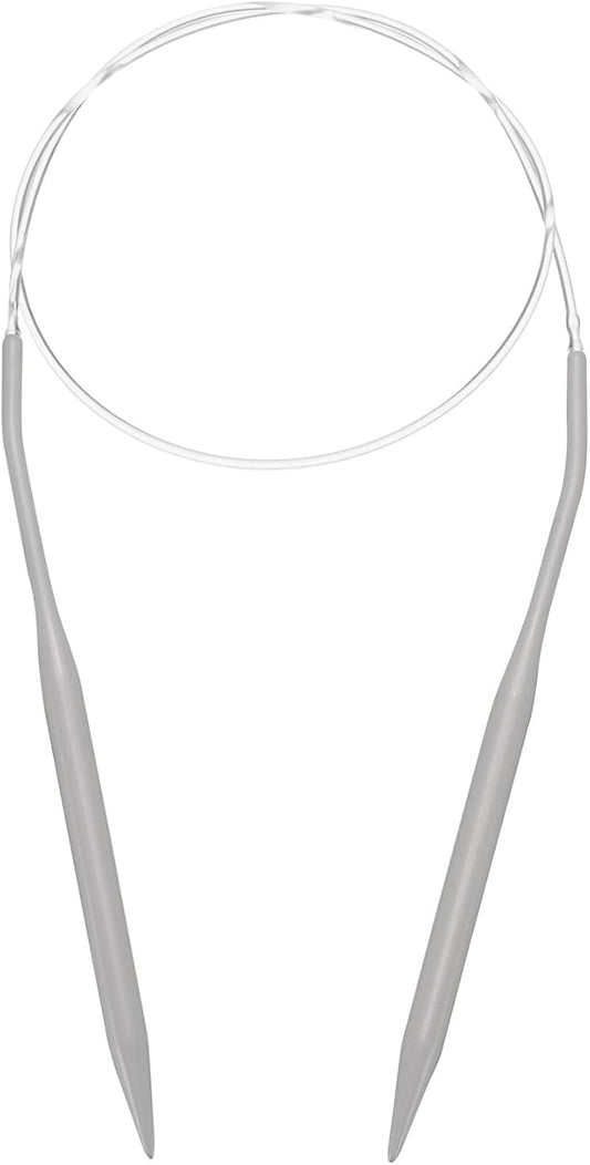 uxcell Aluminum Circular Knitting Needle US Size 32 Inch (80cm) Length Size US 10.875 (7.5mm) Round Knitting Needle for Handmade Projects DIY Knitting