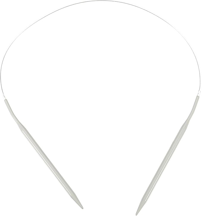 uxcell Aluminum Circular Knitting Needle US Size 24 Inch (60cm) Length Size US 10 (6mm) Round Knitting Needle for Handmade Projects DIY Knitting