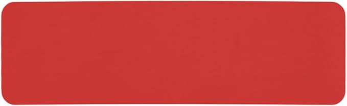 Christmas Bath Mat, Red Bathroom Rugs Non Slip Washable Thin Absorbent Bath Mat Fits Under Door Bathroom Floor Mat Perfect for Bath, Shower, or Sink 17"x59" Red