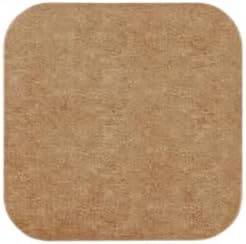 Bathroom Mat Quick Dry, Bathroom Rugs Non Slip Washable Thin Absorbent Bath Mat Fits Under Door Bathroom Floor Mat Perfect for Bath, Shower, or Sink 12"x12" Camel