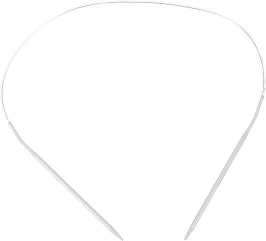 uxcell Aluminum Circular Knitting Needle US Size 24 Inch (60cm) Length Size US 6 (4mm) Round Knitting Needle for Handmade Projects DIY Knitting