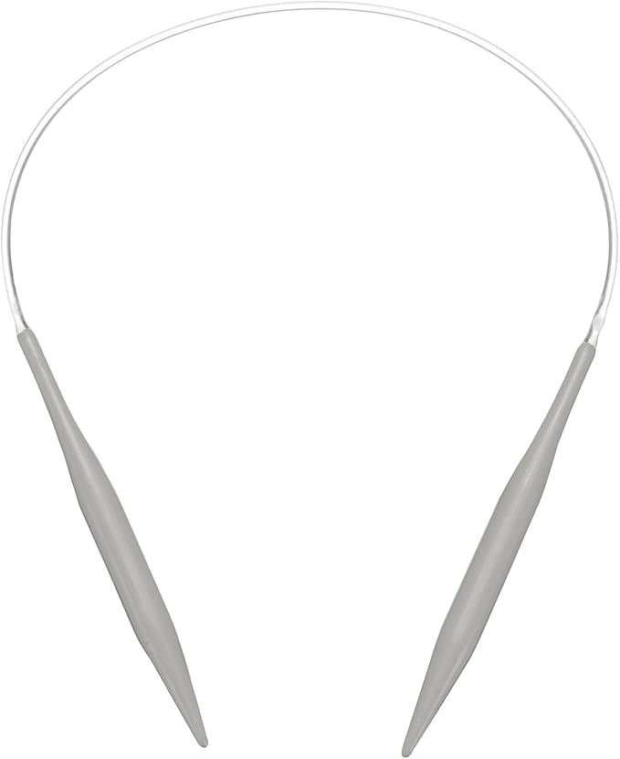 uxcell Aluminum Circular Knitting Needle 16 Inch (40cm) Length Size US 11 (8mm) Round Knitting Needle for Handmade Projects DIY Knitting