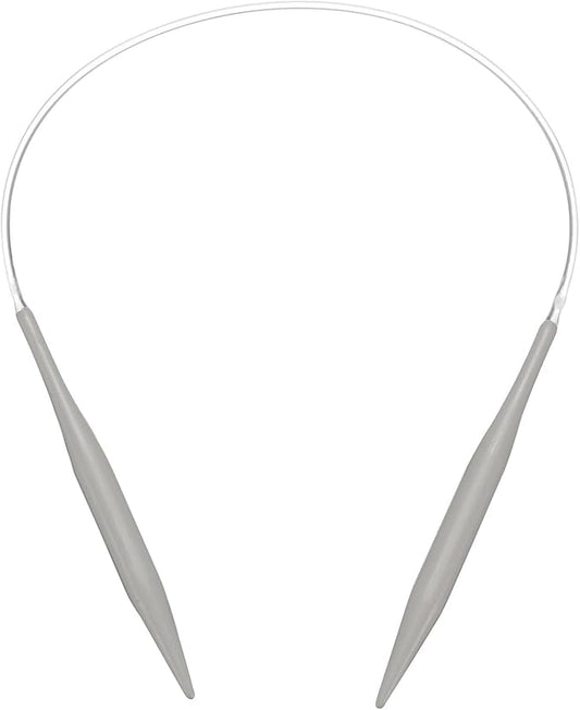 uxcell Aluminum Circular Knitting Needle 16 Inch (40cm) Length Size US 11 (8mm) Round Knitting Needle for Handmade Projects DIY Knitting