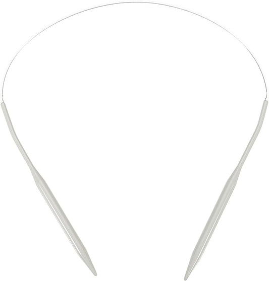 uxcell Aluminum Circular Knitting Needle US Size 24 Inch (60cm) Length Size US 11 (8mm) Round Knitting Needle for Handmade Projects DIY Knitting