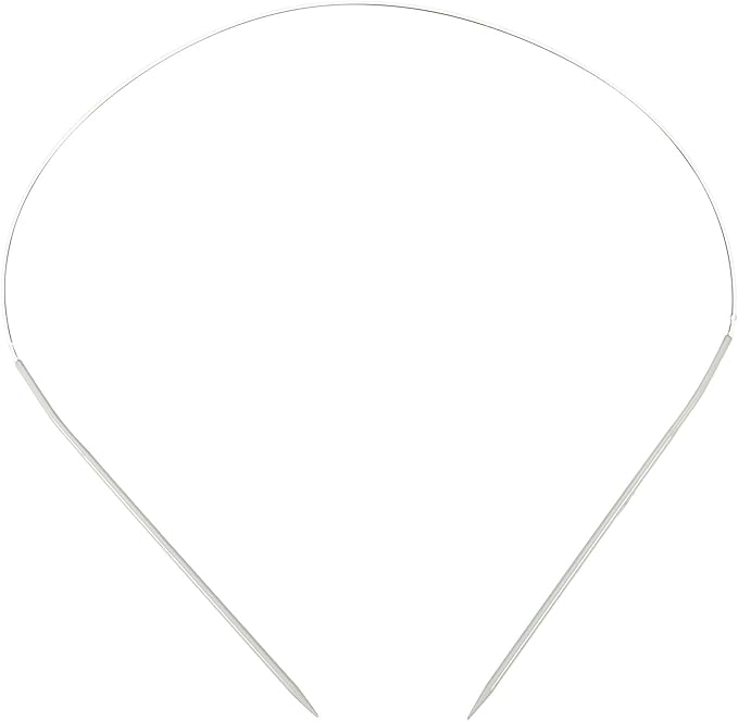 uxcell Aluminum Circular Knitting Needle Size 24 Inch (60cm) Length Size US 2.5 (3mm) Round Knitting Needle for Handmade Projects DIY Knitting