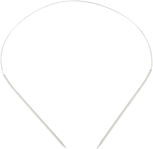 uxcell Aluminum Circular Knitting Needle Size 24 Inch (60cm) Length Size US 2.5 (3mm) Round Knitting Needle for Handmade Projects DIY Knitting