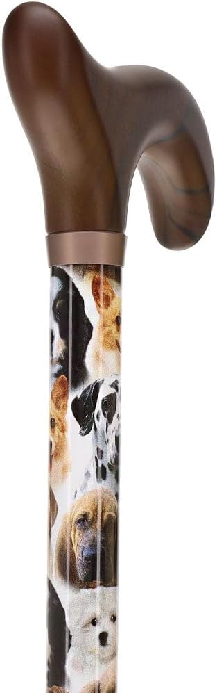 Royal RC Canes Walking Sticks for Men and Women - Stylish Designer Fashionable Adjustable Derby Canes - Lightweight Aluminum Cool Walking Sticks with HD Patterns