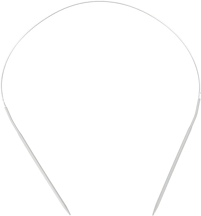 uxcell Aluminum Circular Knitting Needle US Size 24 Inch (60cm) Length Size US 4 (3.5mm) Round Knitting Needle for Handmade Projects DIY Knitting