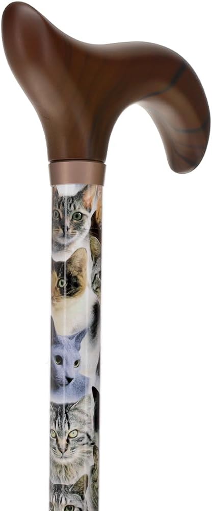 Royal RC Canes Walking Sticks for Men and Women - Stylish Designer Fashionable Adjustable Derby Canes - Lightweight Aluminum Cool Walking Sticks with HD Patterns