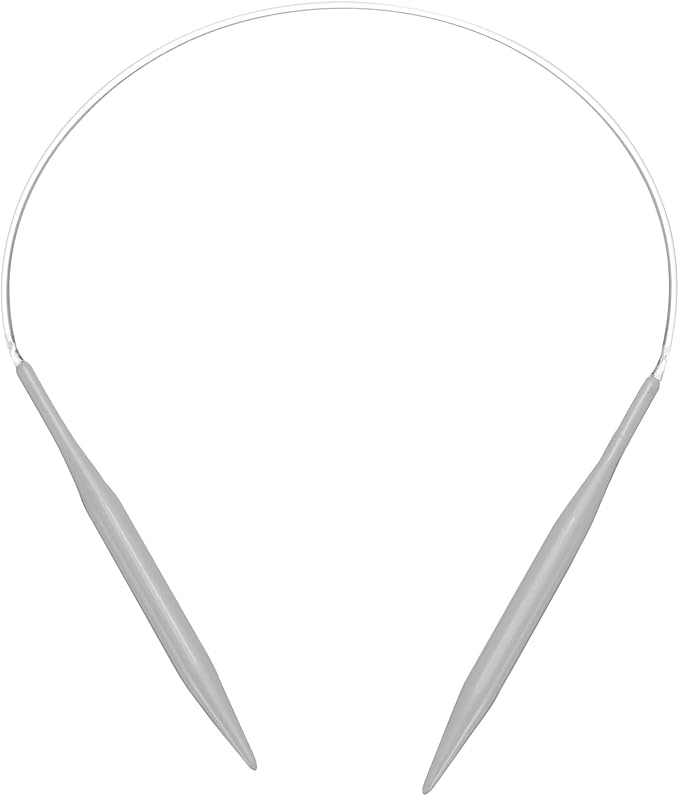 uxcell Aluminum Circular Knitting Needle 16 Inch (40cm) Length Size US 10.5 (6.5mm) Round Knitting Needle for Handmade Projects DIY Knitting