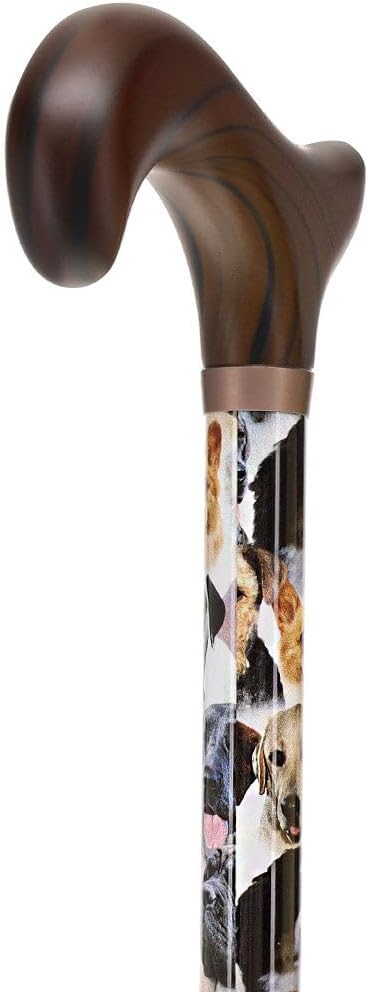 Royal RC Canes Walking Sticks for Men and Women - Stylish Designer Fashionable Adjustable Derby Canes - Lightweight Aluminum Cool Walking Sticks with HD Patterns