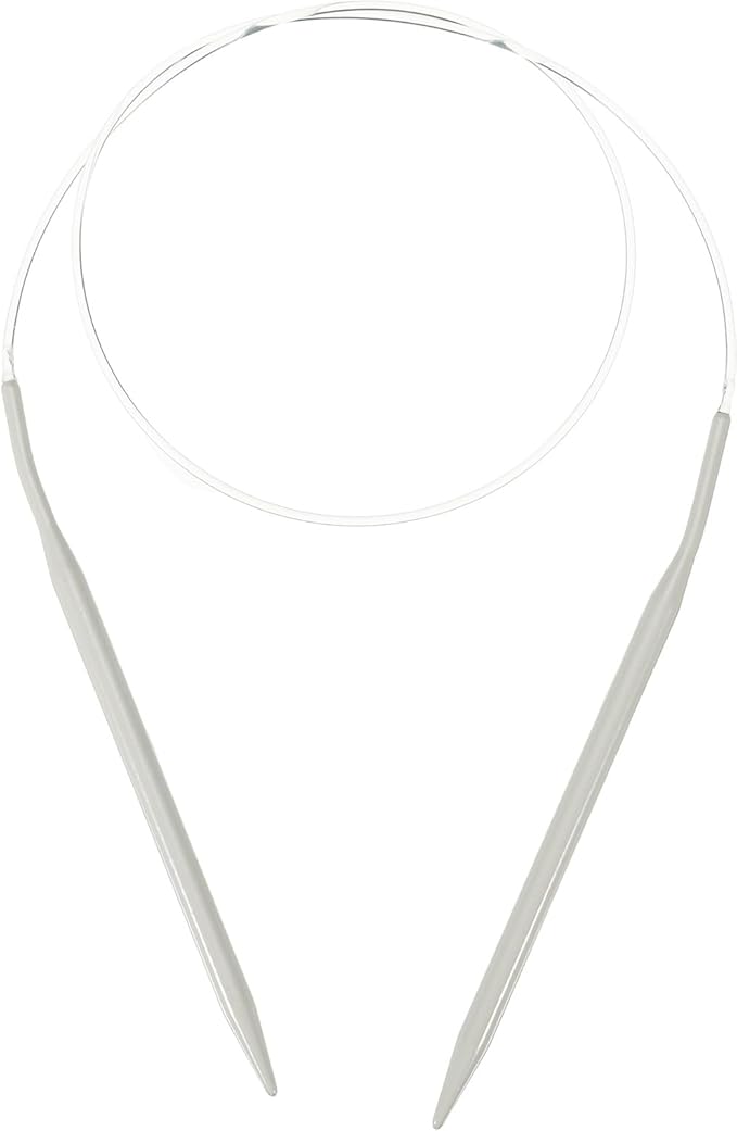 uxcell Aluminum Circular Knitting Needle US Size 32 Inch (80cm) Length Size US 10 (6mm) Round Knitting Needle for Handmade Projects DIY Knitting