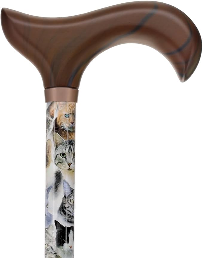 Royal RC Canes Walking Sticks for Men and Women - Stylish Designer Fashionable Adjustable Derby Canes - Lightweight Aluminum Cool Walking Sticks with HD Patterns