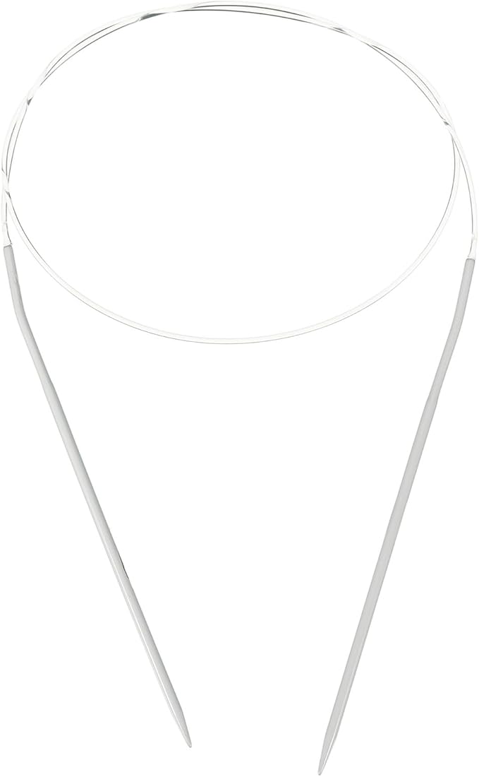 uxcell Aluminum Circular Knitting Needle US Size 32 Inch (80cm) Length Size US 2.5 (3mm) Round Knitting Needle for Handmade Projects DIY Knitting