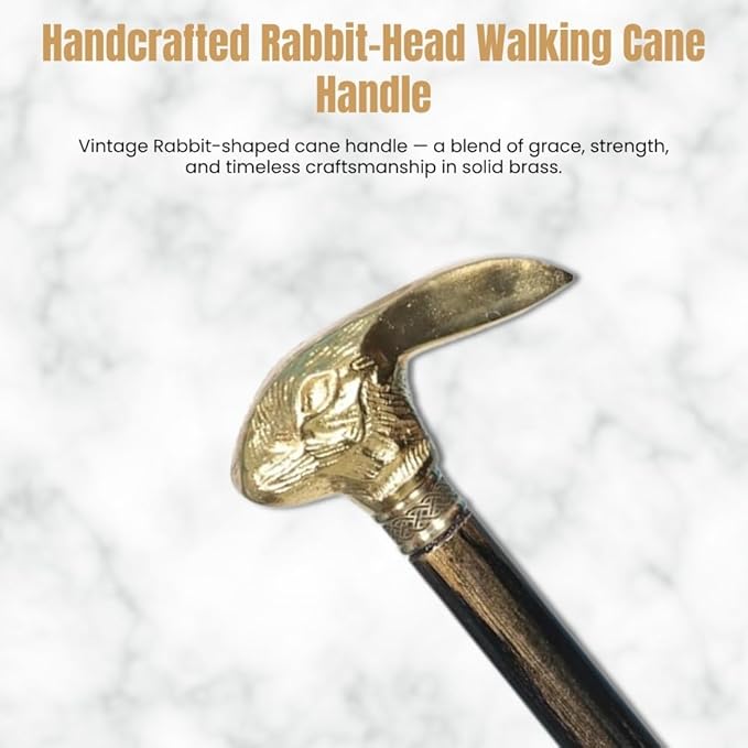 All Black Snake Handle Spiral Wooden Walking Cane