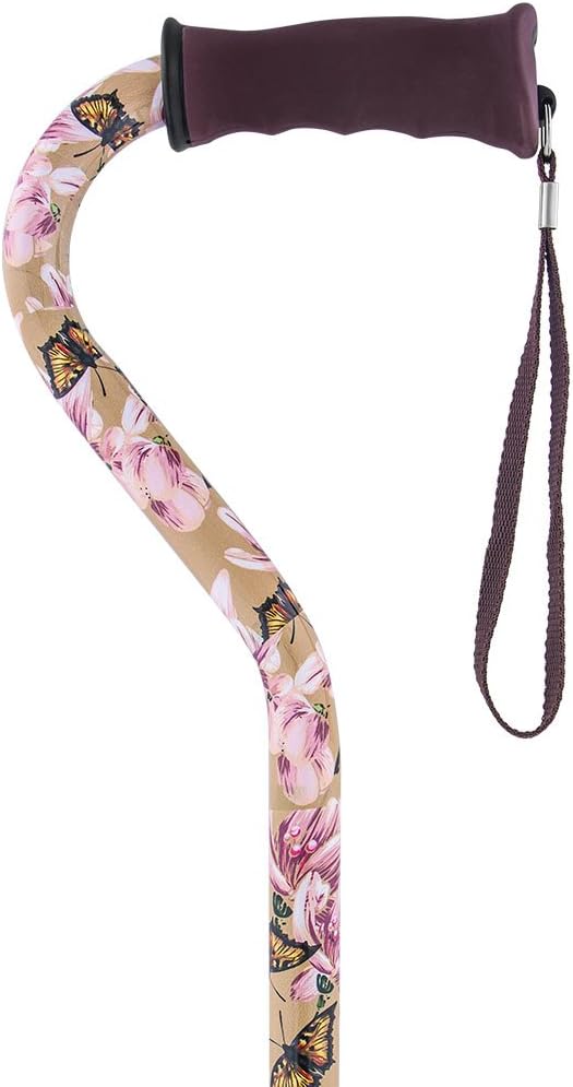 Royal RC Canes Walking Sticks for Men and Women - Stylish Designer Fashionable Walking Canes - Lightweight Aluminum Cool Adjustable Offset Walking Cane with Comfort Grip