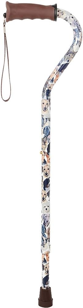 Royal RC Canes Walking Sticks for Men and Women - Stylish Designer Fashionable Walking Canes - Lightweight Aluminum Cool Adjustable Offset Walking Cane with Comfort Grip