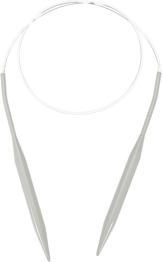 uxcell Aluminum Circular Knitting Needle US Size 32 Inch (80cm) Length Size US 13 (9mm) Round Knitting Needle for Handmade Projects DIY Knitting