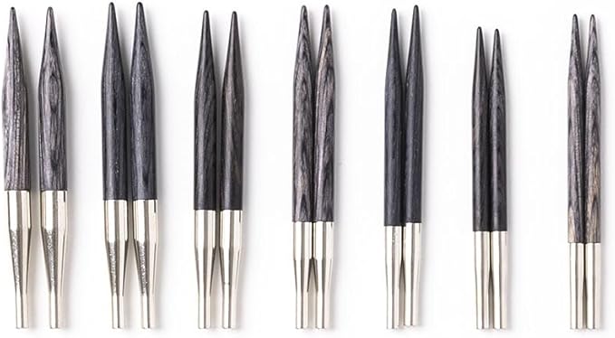 Knit Picks Options Wood Short Interchangeable Knitting Needle Set with Case and Stitch Markers (Clark Short)