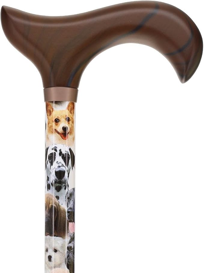 Royal RC Canes Walking Sticks for Men and Women - Stylish Designer Fashionable Adjustable Derby Canes - Lightweight Aluminum Cool Walking Sticks with HD Patterns