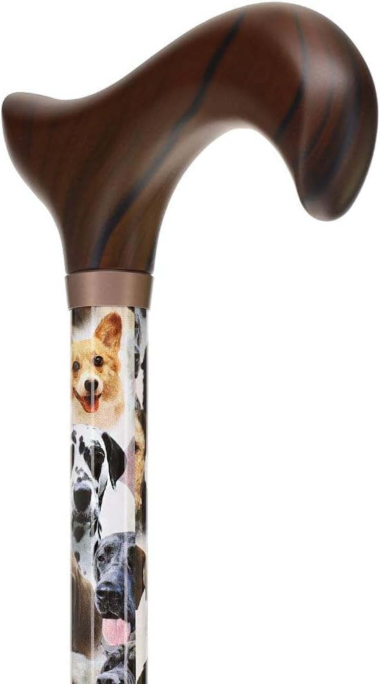 Royal RC Canes Walking Sticks for Men and Women - Stylish Designer Fashionable Adjustable Derby Canes - Lightweight Aluminum Cool Walking Sticks with HD Patterns