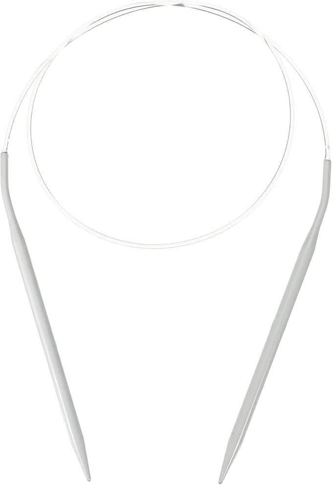 uxcell Aluminum Circular Knitting Needle US Size 32 Inch (80cm) Length Size US 9 (5.5mm) Round Knitting Needle for Handmade Projects DIY Knitting