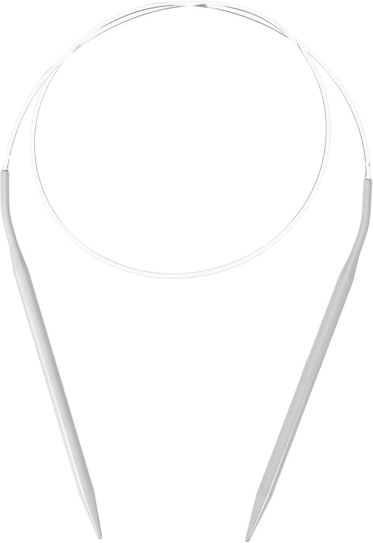 uxcell Aluminum Circular Knitting Needle US Size 32 Inch (80cm) Length Size US 9 (5.5mm) Round Knitting Needle for Handmade Projects DIY Knitting