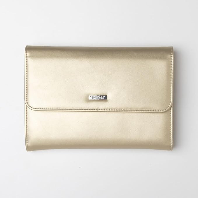 Knit Picks Options Wood Interchangeable Knitting Needle Set with Case and Stitch Markers (Blue and Gold)