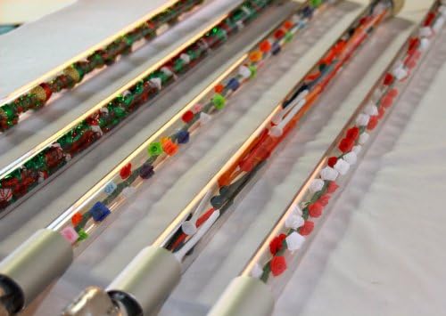 Elegant Acrylic Designer Walking Cane (35", Multi-Color Golf Tees)